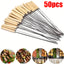 50 pack Stainless Steel BBQ Skewers