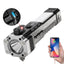 Super Bright Flashlight with Safety Hammer and Strong Magnets