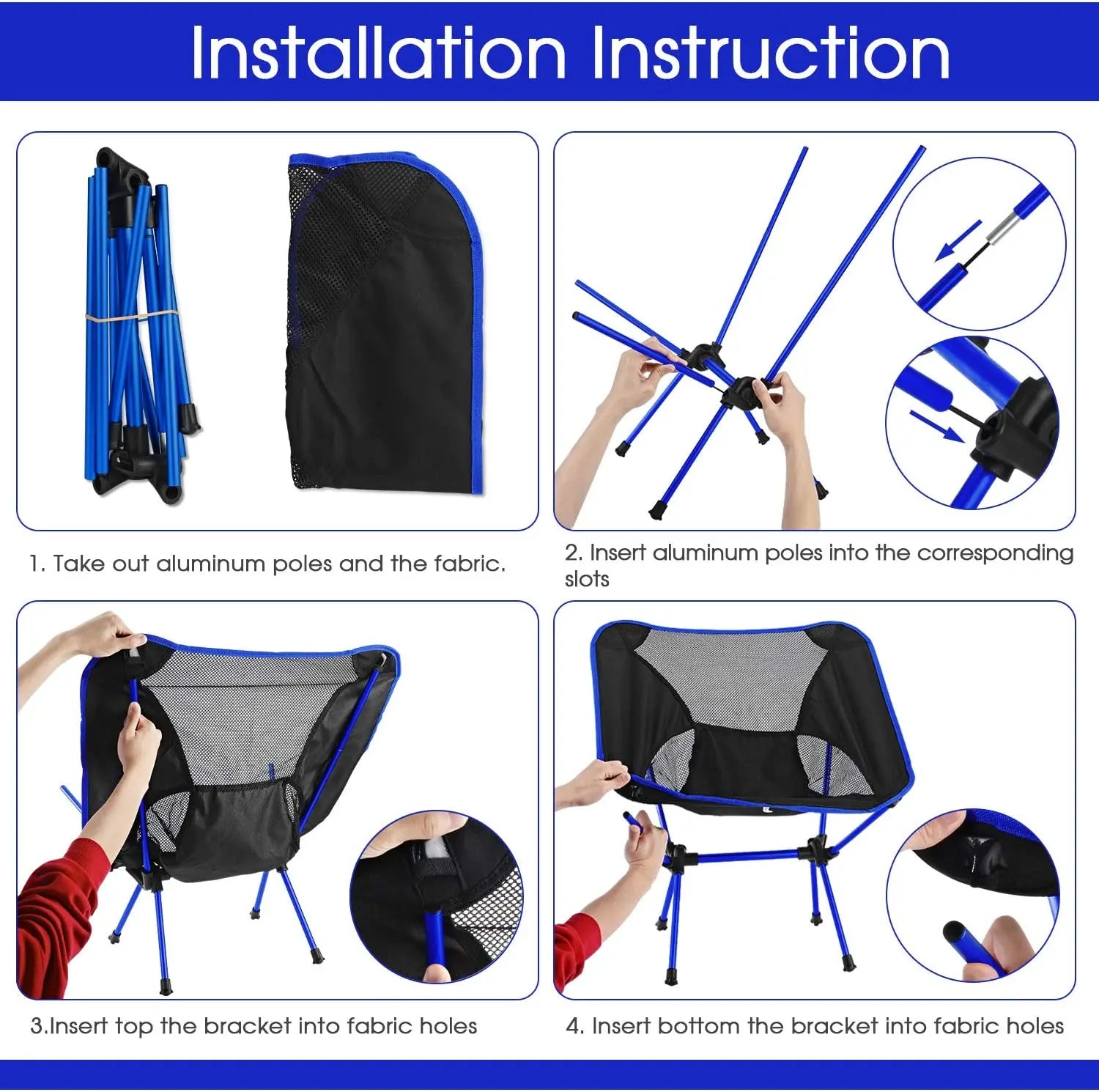 Detachable Portable Lightweight Chair