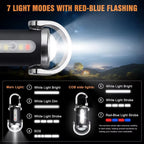 Rechargeable Mini Pocket Keychain Flashlight