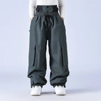 Loose-Fit Unisex Ski Bib Pants
