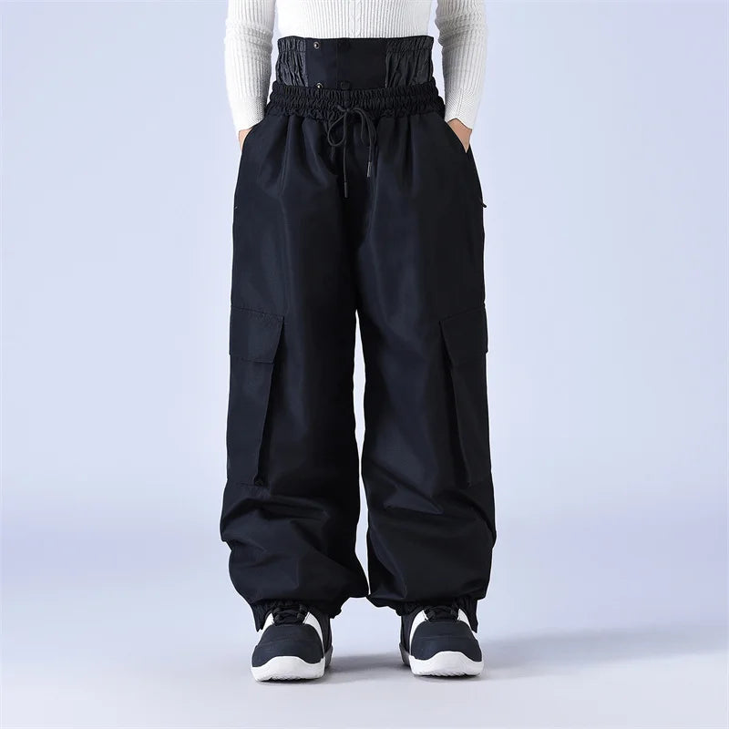 Loose-Fit Unisex Ski Bib Pants