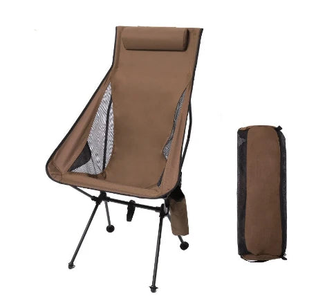 Portable Folding Camping Chair with Headrest