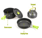 Camping Cookware Kit - Family Camping Cookware