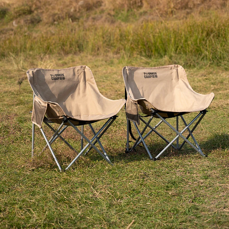 Outdoor Portable Folding Moon Chair