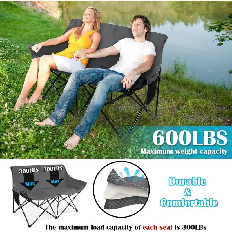 Foldable  Outdoor Loveseat For Camping