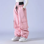 Loose-Fit Unisex Ski Bib Pants