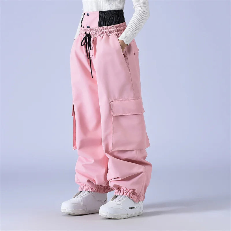 Loose-Fit Unisex Ski Bib Pants