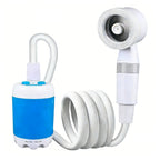 Portable Camping Shower Rechargeable – Luna Outdoors USB Shower Pump, 2 Flow Speeds