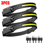 Rechargeable Headlight With Sensor