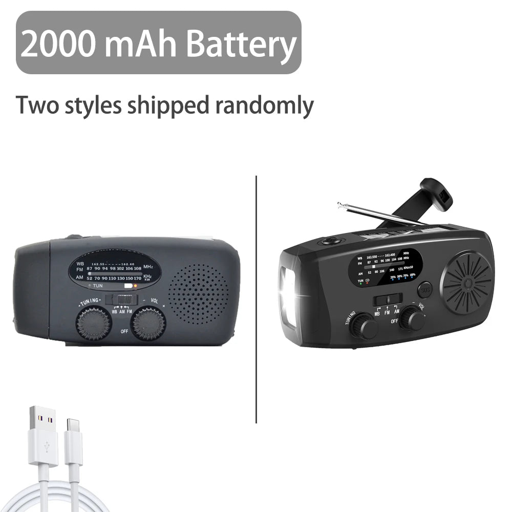 Emergency Radio with LED Lights