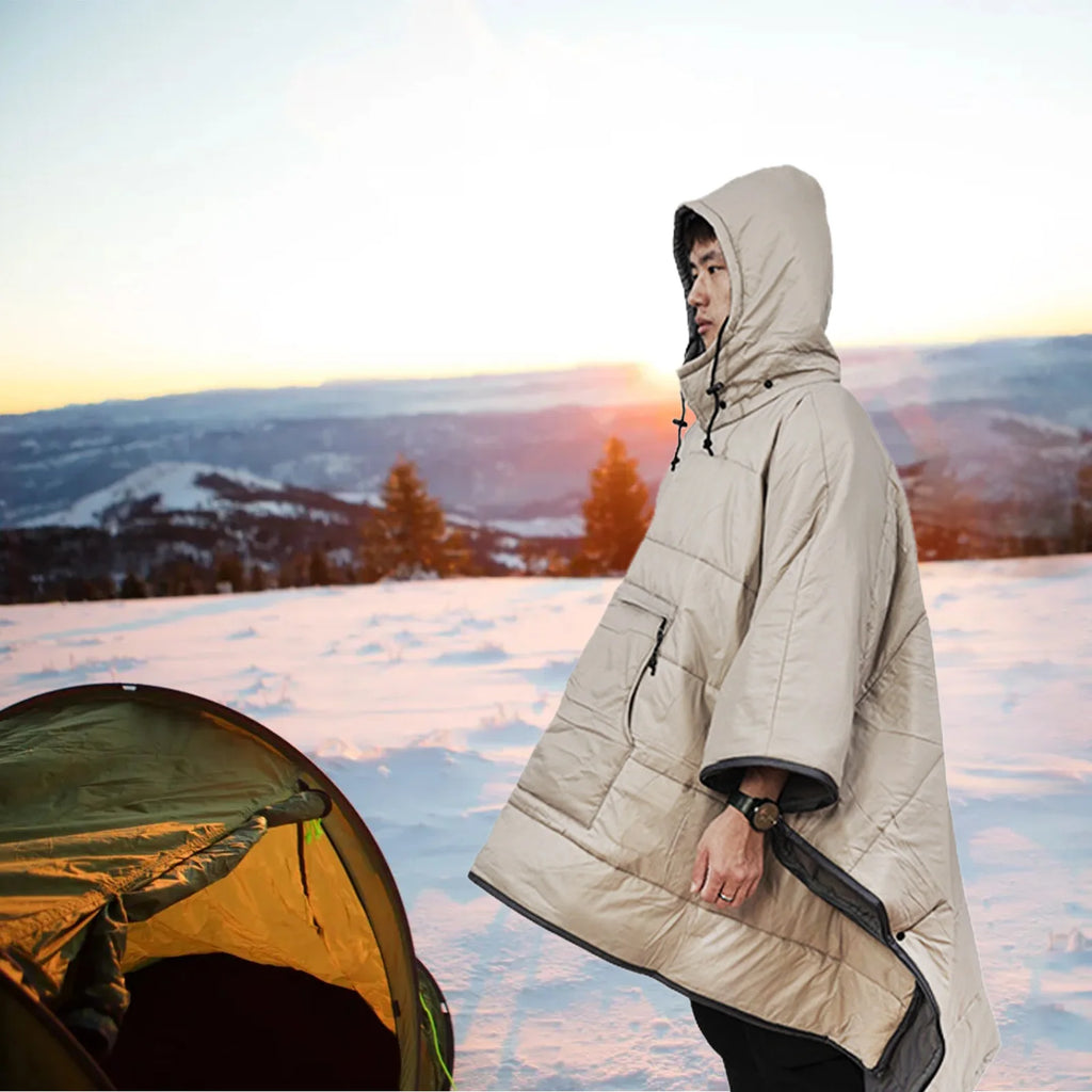 The Ultimate 3 in 1 Ultralight Warm Poncho