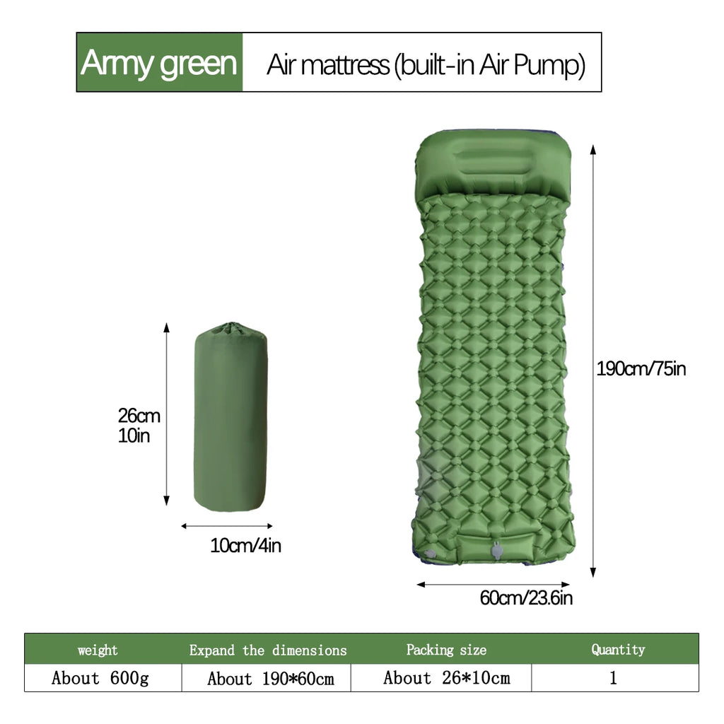Inflatable Mattress For Outdoor Camping