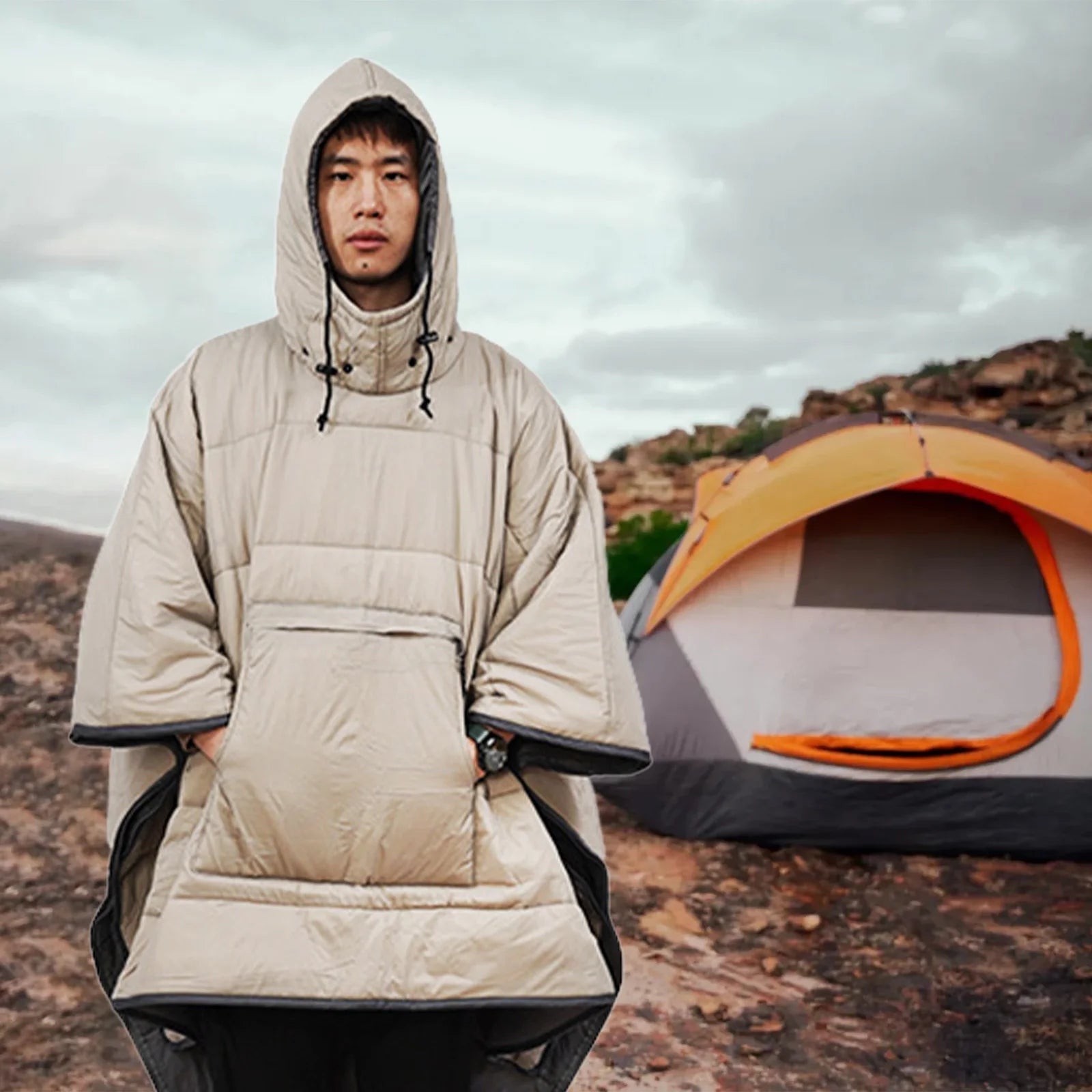 The Ultimate 3 in 1 Ultralight Warm Poncho