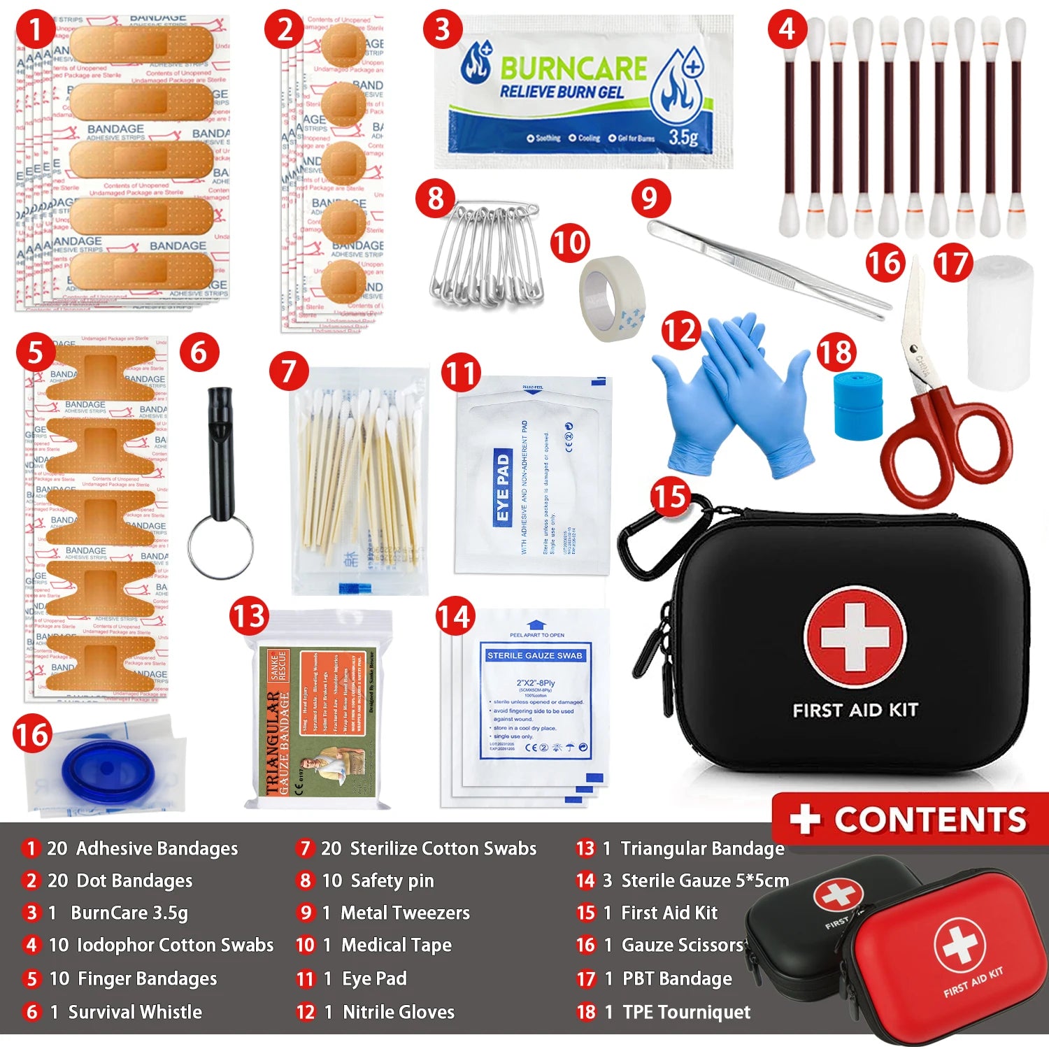Portable Multi-Purpose First Aid Kit