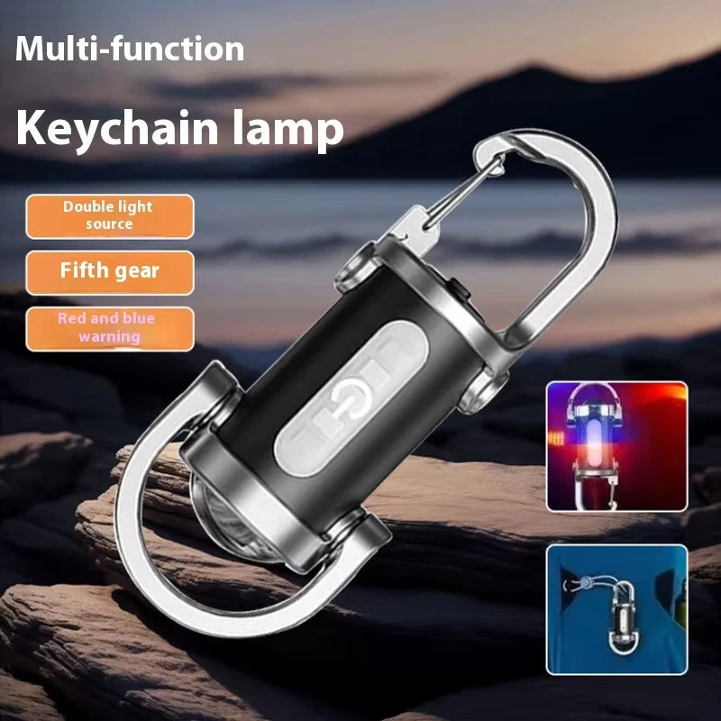 Rechargeable Mini Pocket Keychain Flashlight