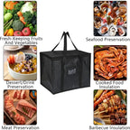 Insulated Large Capacity Thermal Lunch Bag