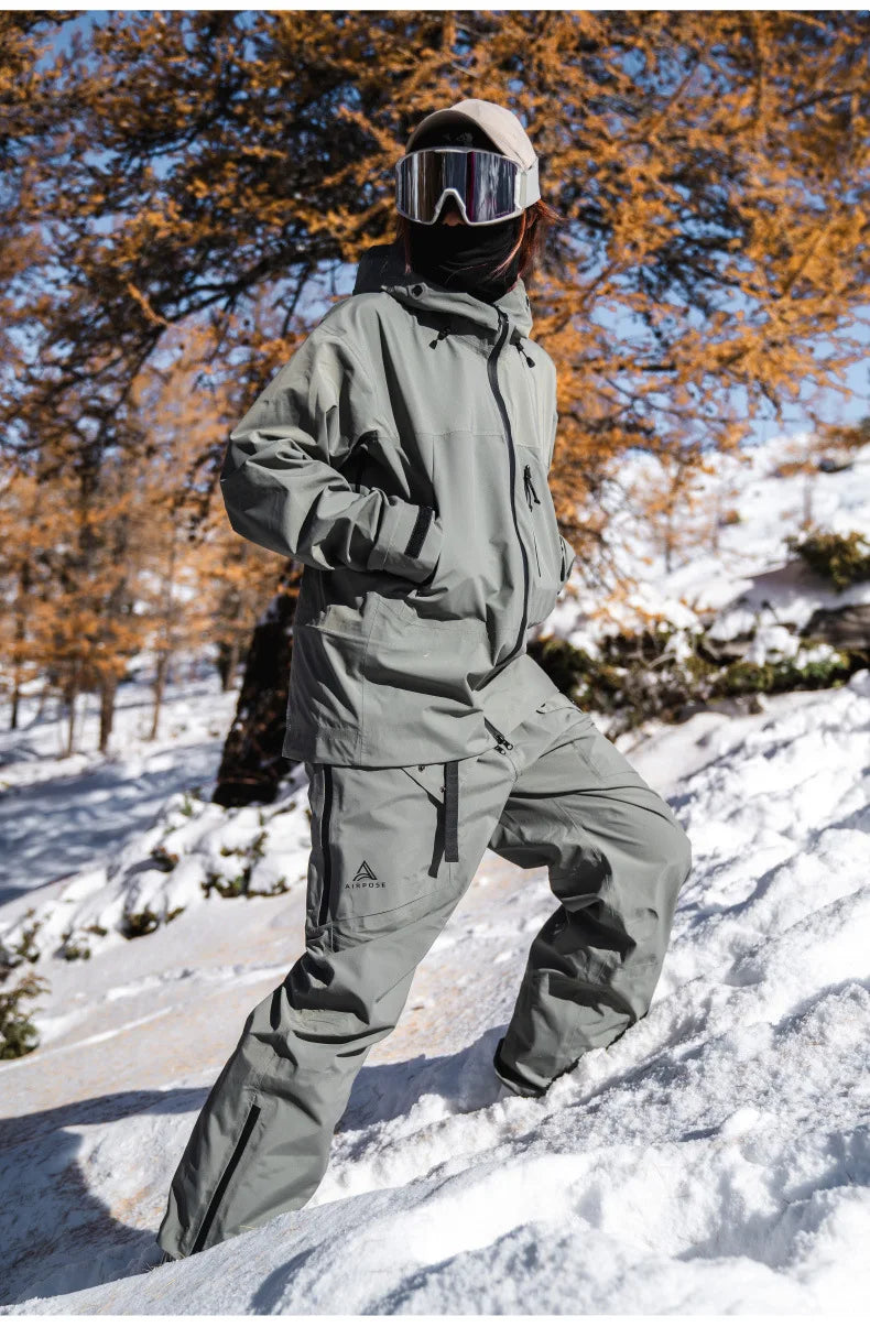 Airpose Waterproof 3L Ski Jacket & Pants Set