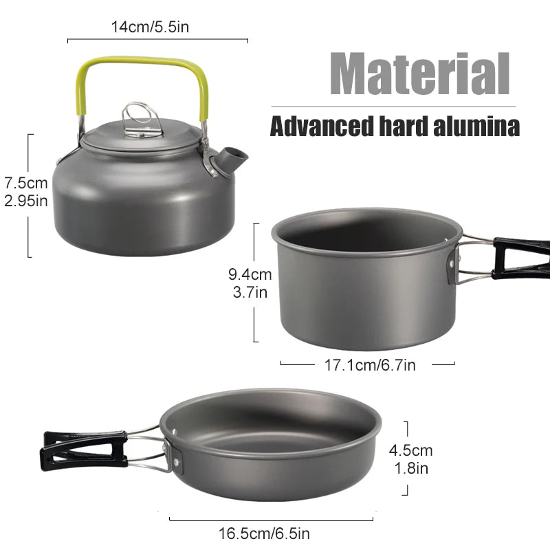 Camping Cookware Kit - Family Camping Cookware Secondary image