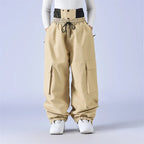 Loose-Fit Unisex Ski Bib Pants