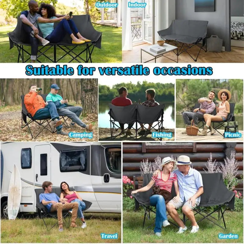 Foldable  Outdoor Loveseat For Camping