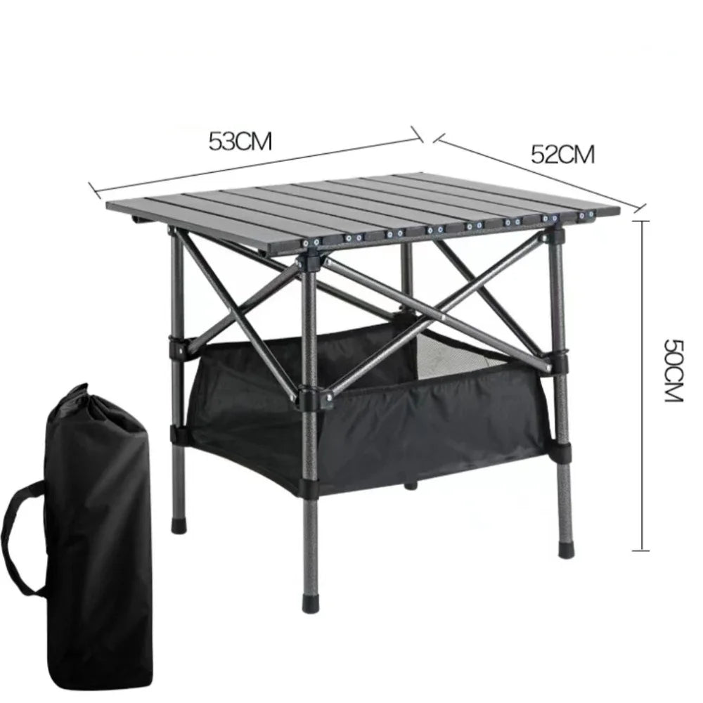 Outdoor Folding Long Table With Storage