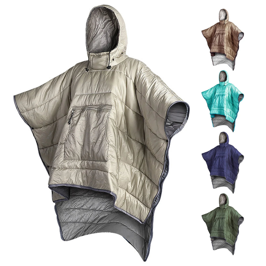The Ultimate 3 in 1 Ultralight Warm Poncho