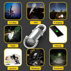 Rechargeable Mini Pocket Keychain Flashlight
