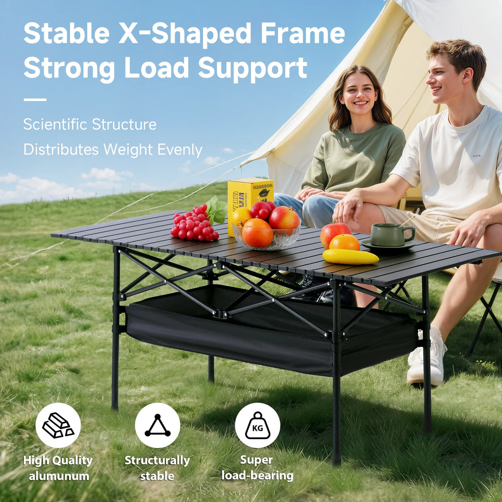 Height Adjustable Camping Table