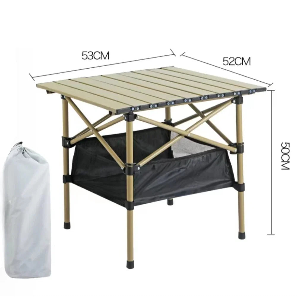 Outdoor Folding Long Table With Storage