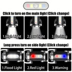 Rechargeable Mini Pocket Keychain Flashlight
