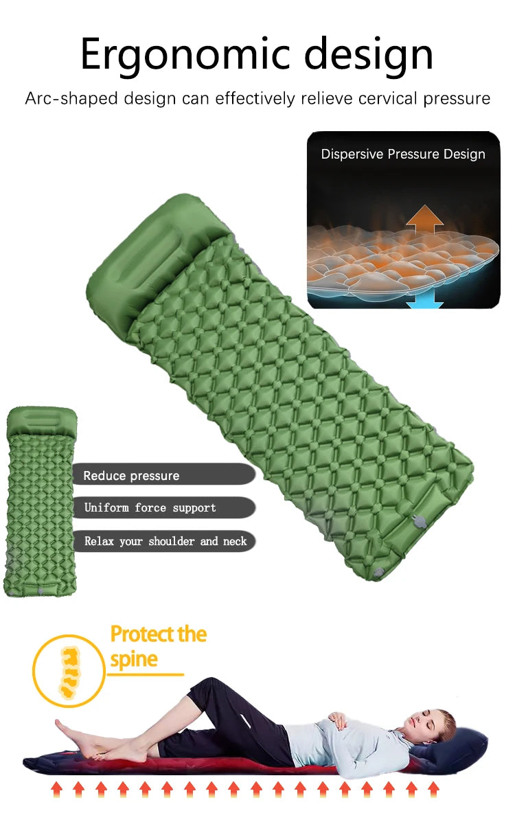Inflatable Mattress For Outdoor Camping