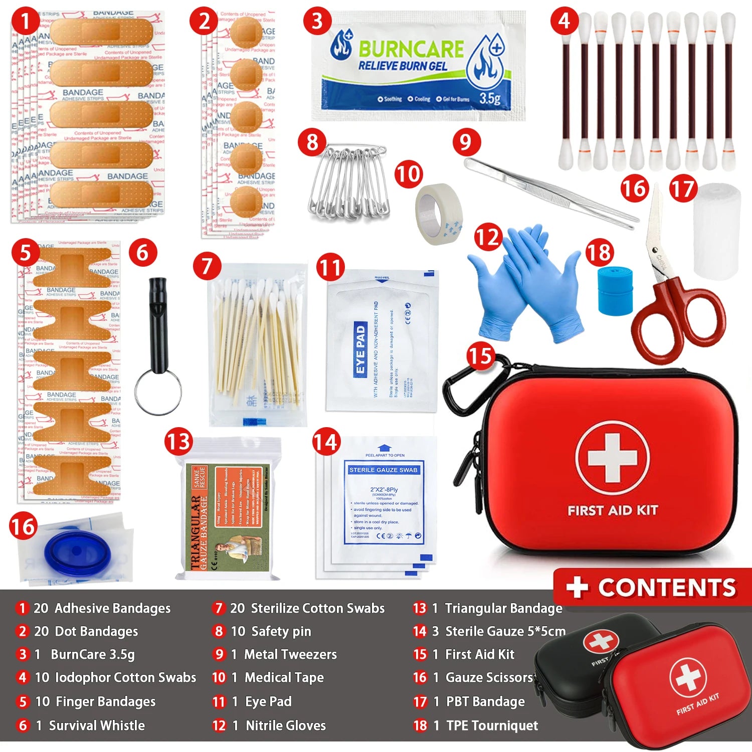 Portable Multi-Purpose First Aid Kit