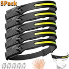 Rechargeable Headlight With Sensor