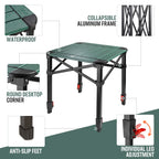 Folding Camping Square Table with Carry Bag