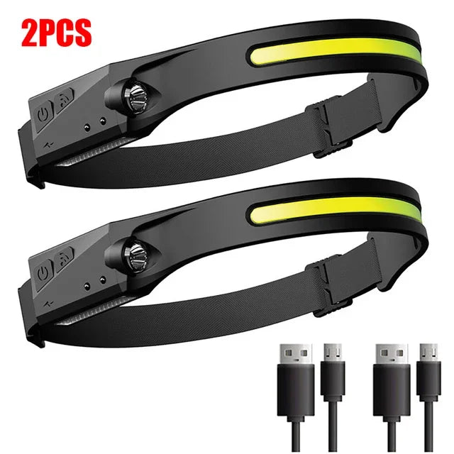 Rechargeable Headlight With Sensor