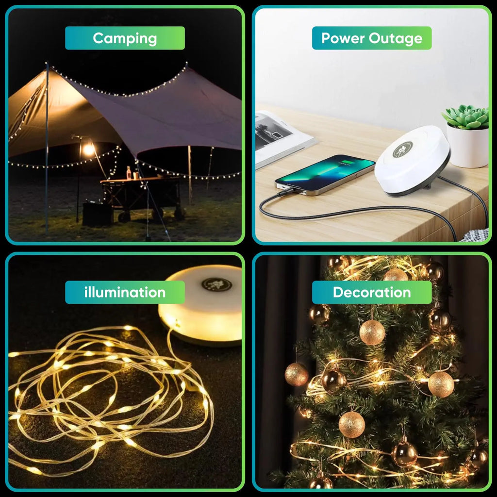 Rechargeable Camping String Light