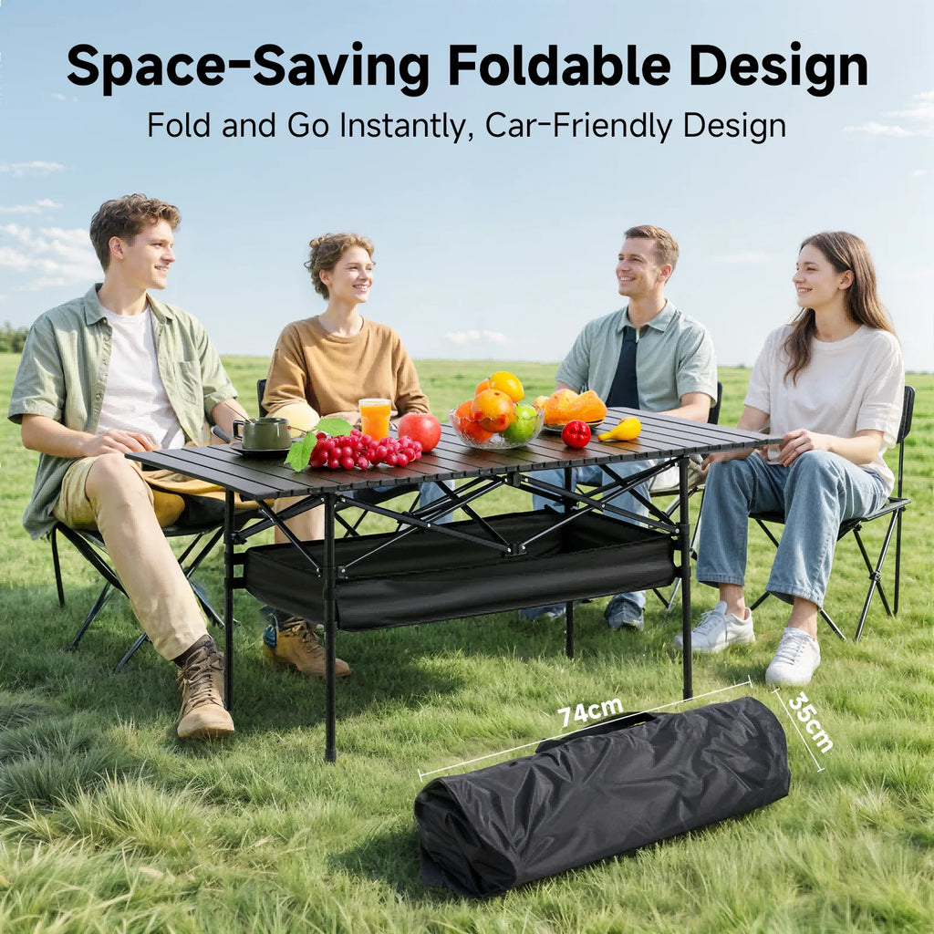 Height Adjustable Camping Table
