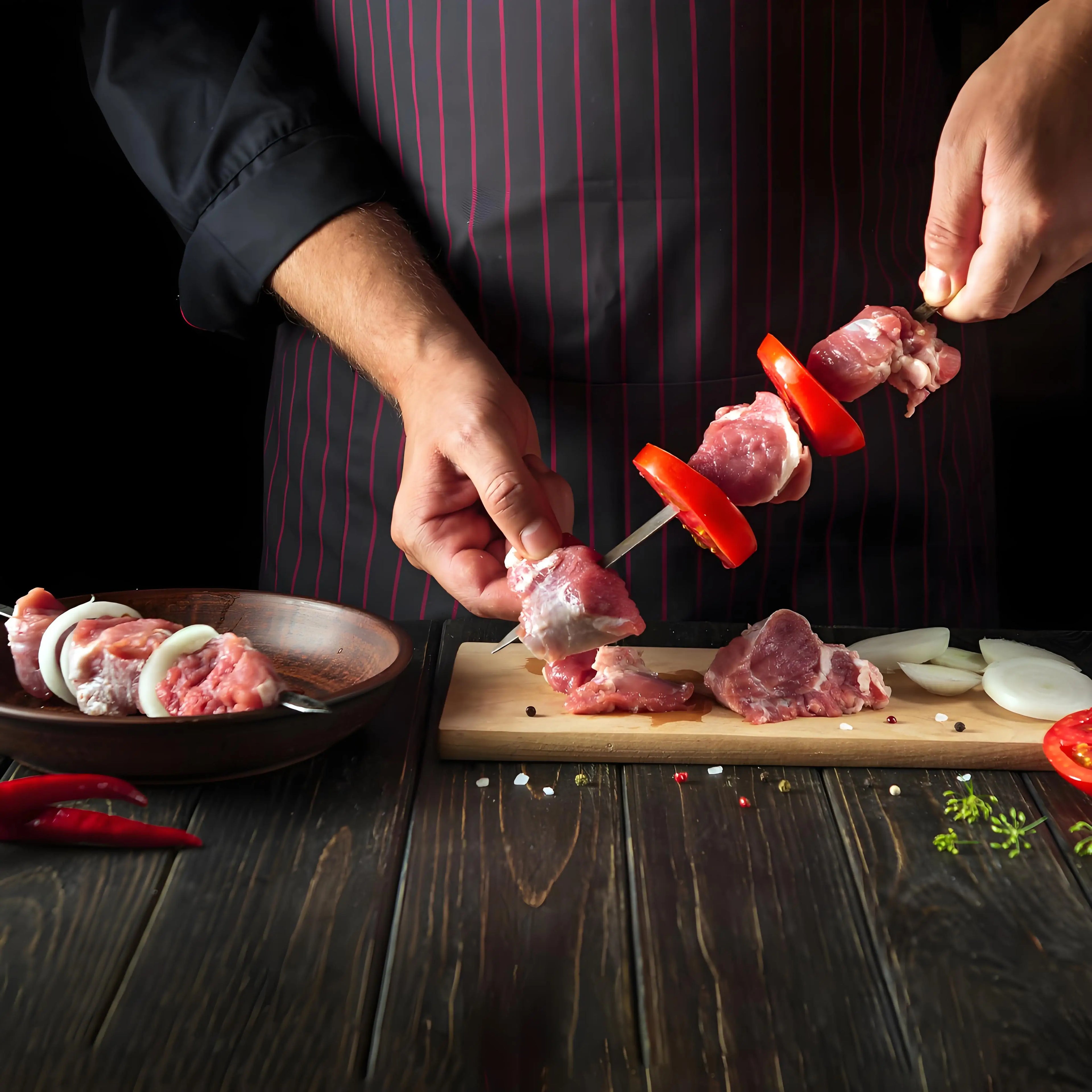 50 pack Stainless Steel BBQ Skewers