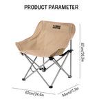 Outdoor Portable Folding Moon Chair