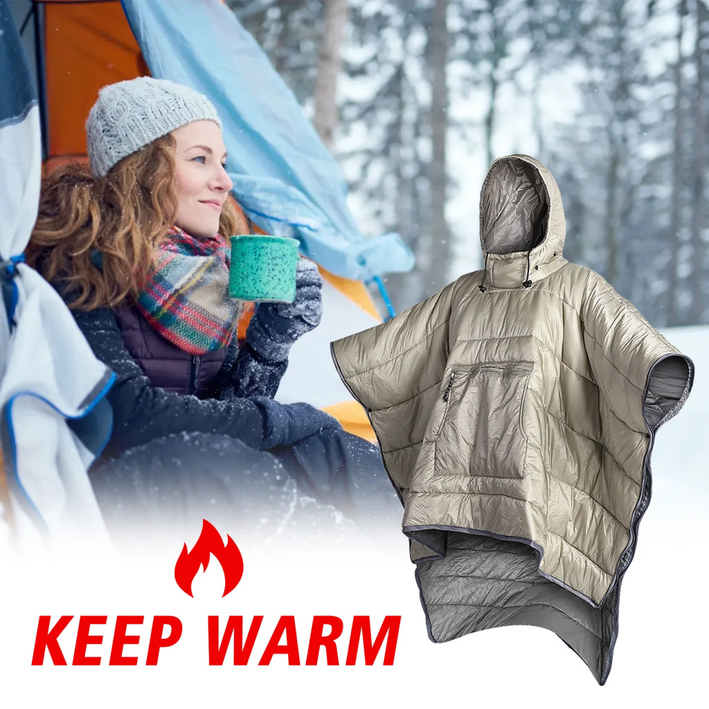 The Ultimate 3 in 1 Ultralight Warm Poncho