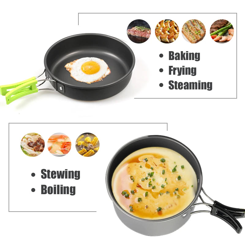 Camping Cookware Kit - Family Camping Cookware