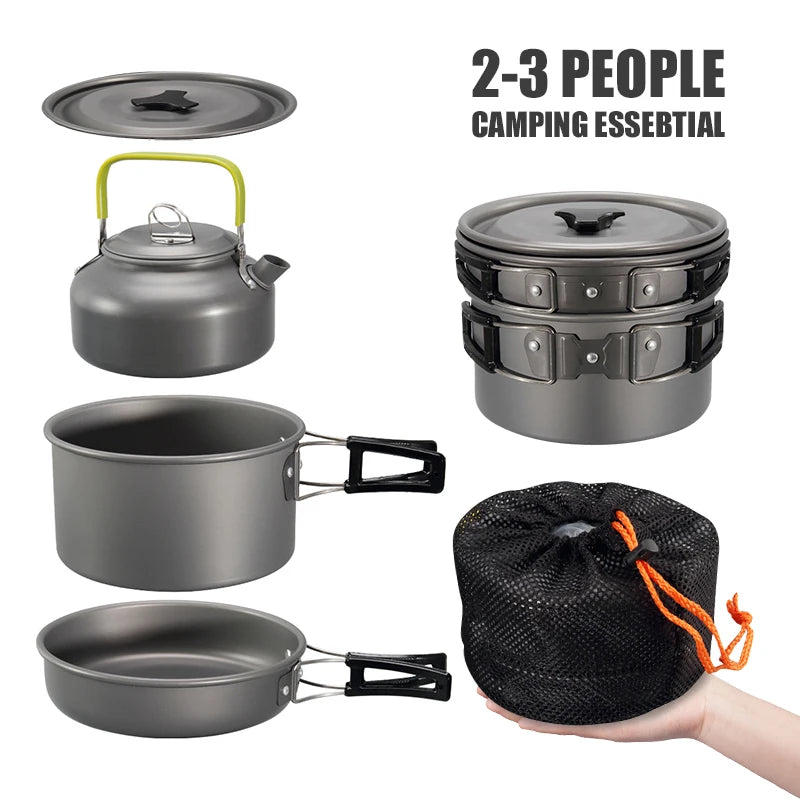 Camping Cookware Kit - Family Camping Cookware