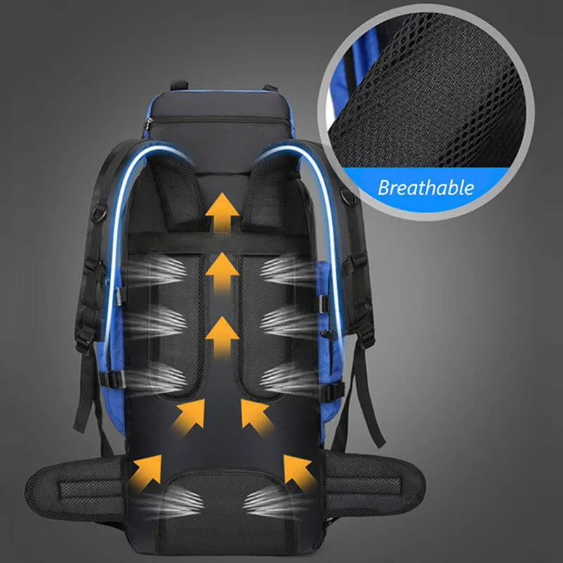 Waterproof Backpack For Hiking, Trekking  & Camping