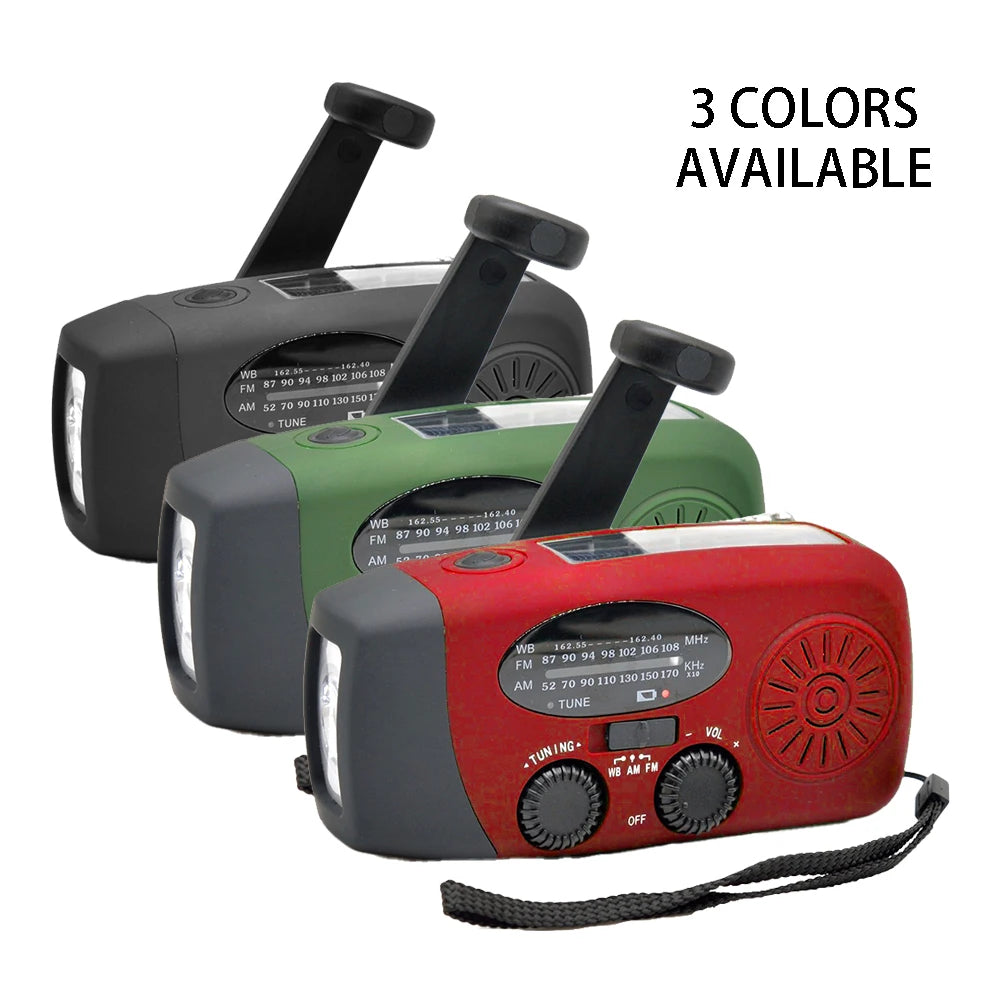 Emergency Radio with LED Lights