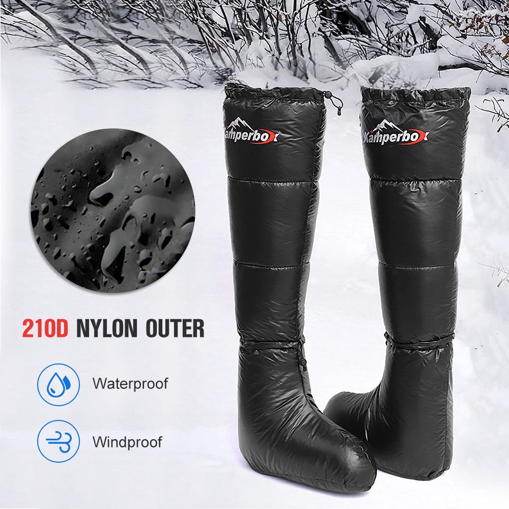 Warm Windproof Sleeping Footmuffs for Camping & Backpacking
