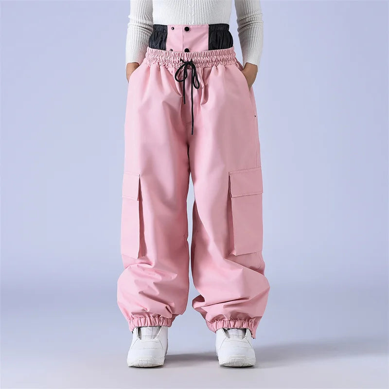 Loose-Fit Unisex Ski Bib Pants
