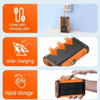 Magnetic Wireless Camping Powerbank with Cables