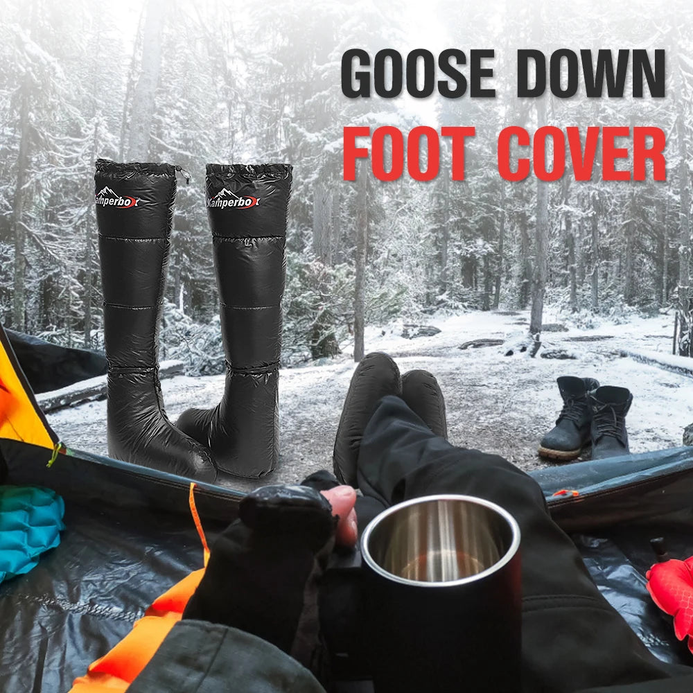 Warm Windproof Sleeping Footmuffs for Camping & Backpacking