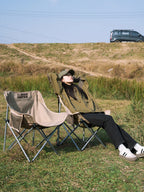 Outdoor Portable Folding Moon Chair